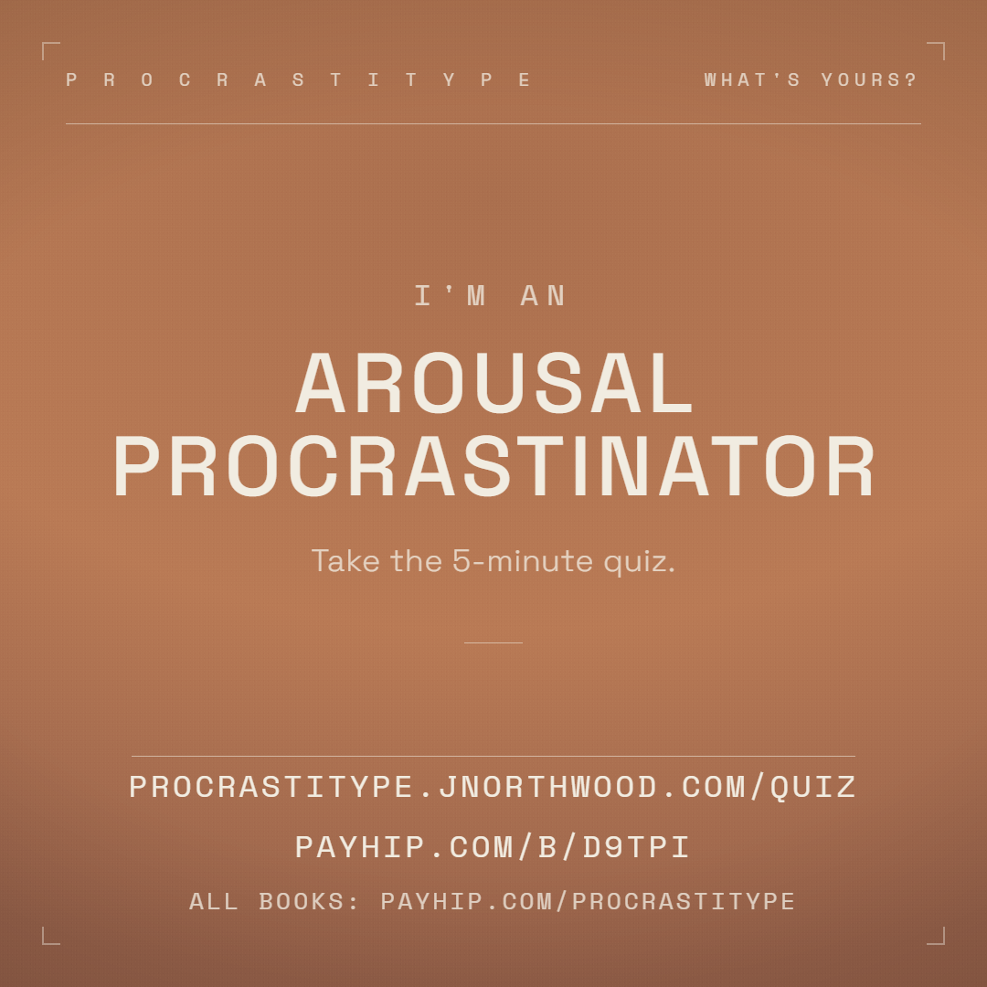 Arousal Procrastinator book cover
