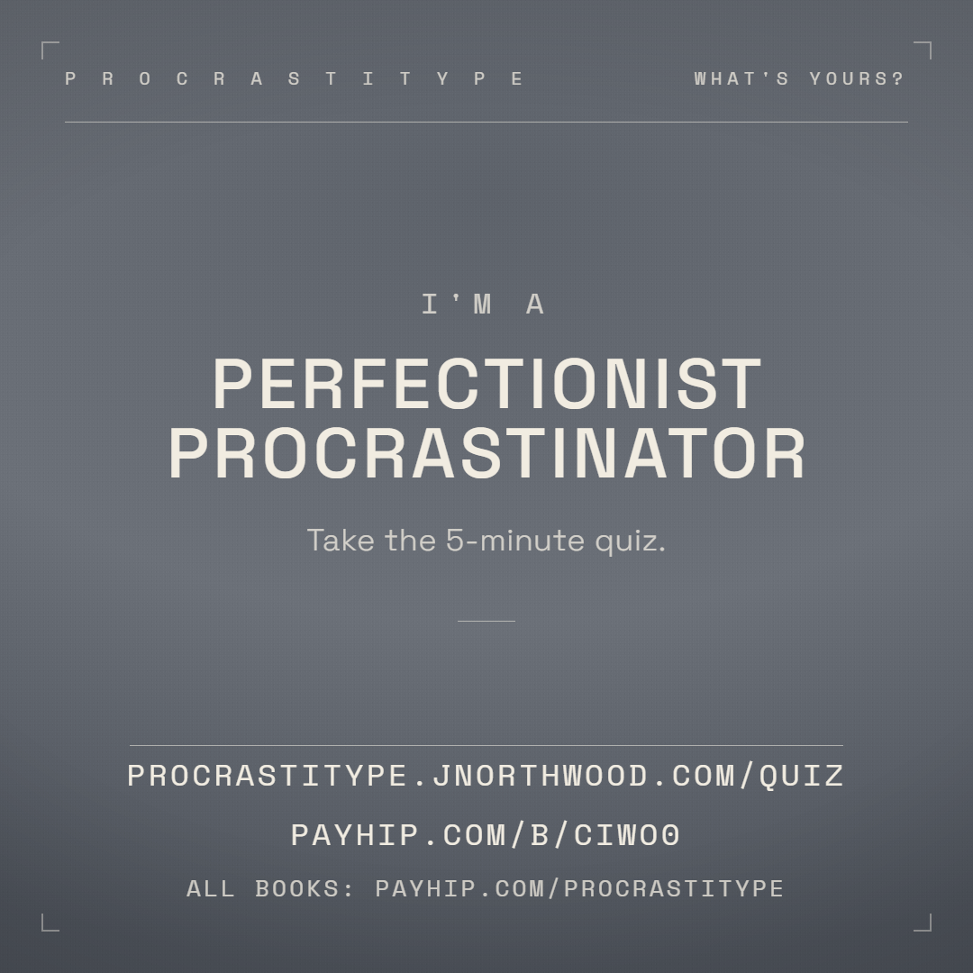 Perfectionist Procrastinator book cover